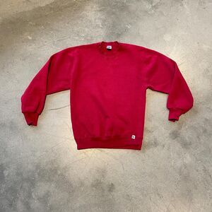 Russell Athletic Men's Red Sweatshirt Size Medium